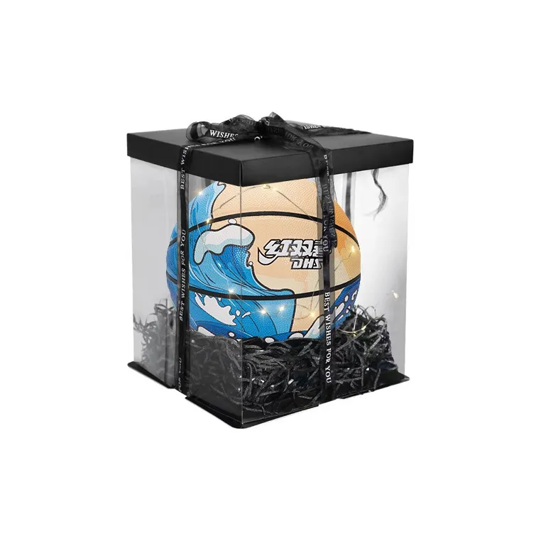 DHS PU Basketball Blue Size 7 Training Unisex-4