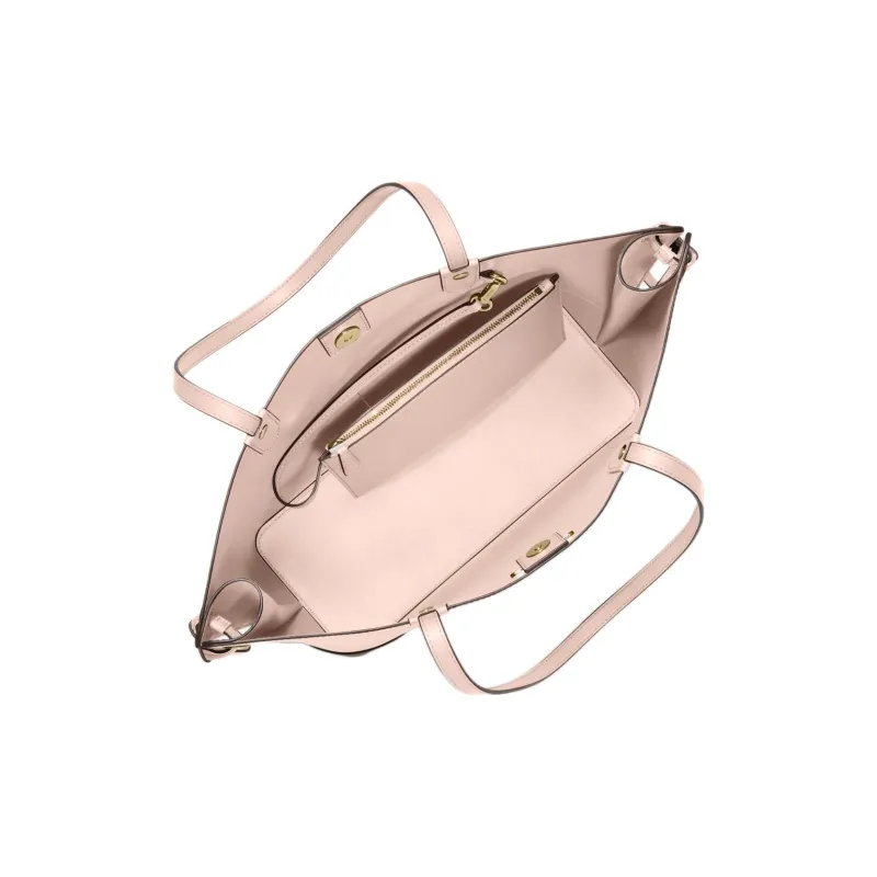 MICHAEL KORS Edith Leather Tote Bag, Shopping Bag, Handbag, Shoulder Bag Women's Soft Pink-2