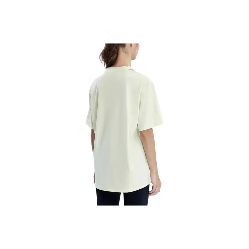 FILA Drop Shoulder Sleeve T-Shirt Women's Young Sprout Green-1
