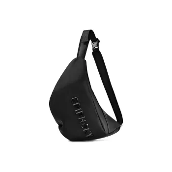 EPIPHQNY PU Leather Hobo Bag Monk Bag Crossbody Bag Shoulder Bag Unisex Black
