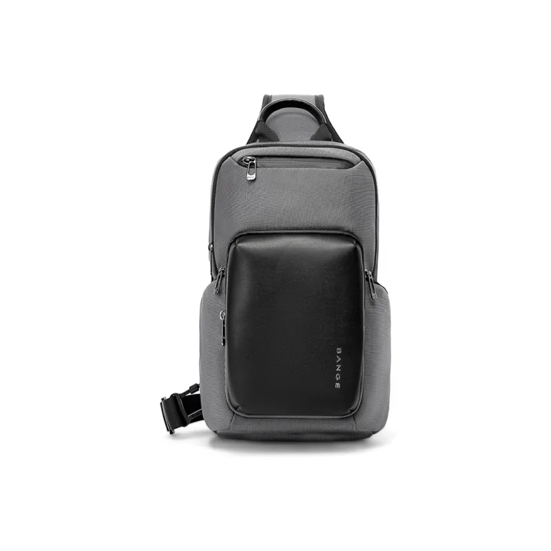 BANGE Oxford Shoulder Bag Crossbody Bag Sling Bags Medium Size Men's Black-6