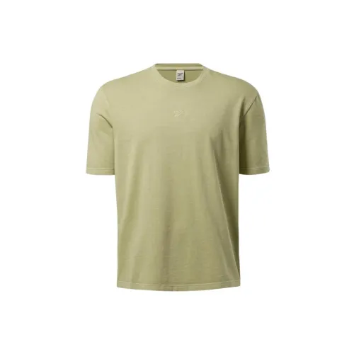 Reebok T-Shirts Unisex Mustard Green Color