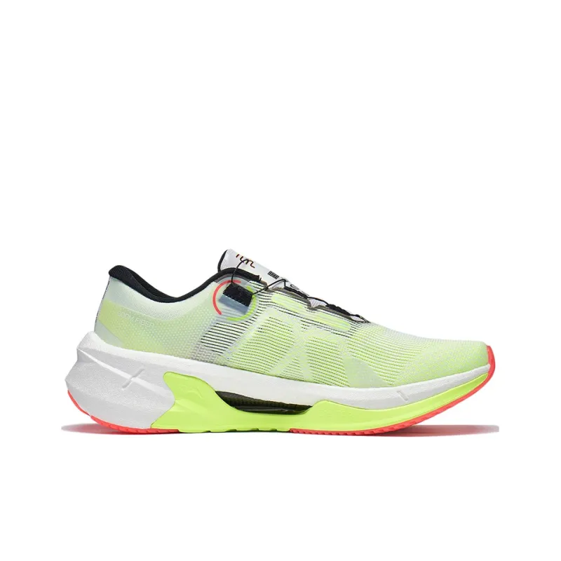 LiNing Furious Rider 7.0 PRO Breathable Low Top Casual Running Shoes Men's White Green Yellow-1