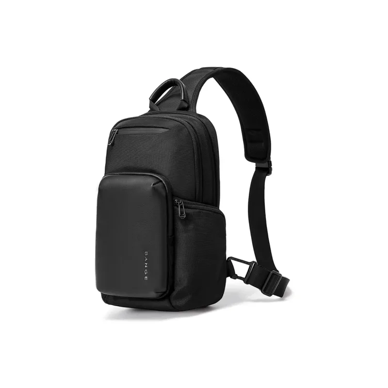 BANGE Oxford Shoulder Bag Crossbody Bag Sling Bags Medium Size Men's Black-2