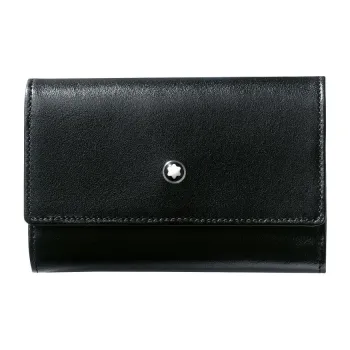 MONTBLANC Meisterstuck Cow Leather Key Pouch Men's Black