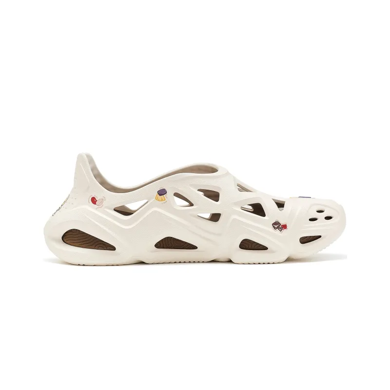 Sevenbus x PEAK Taichi, Chinese Ice Point Collection Sports Sandals Men's Khaki Collaboration Box-2