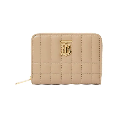 Burberry Lola Lola Bag Sheepskin Wallet Women's Wheat Beige