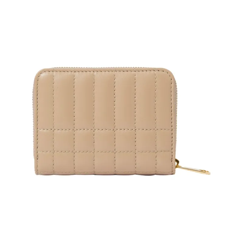 Burberry Lola Lola Bag Sheepskin Wallet Women's Wheat Beige-2
