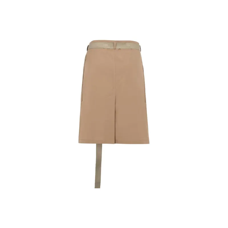 FENDI Logo Printed Belted Skirt-1