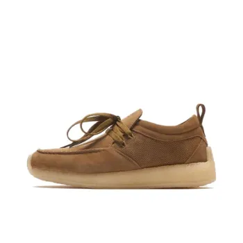 Ronnie Fieg x Clarks Casual Leather Shoes Men's Dark Khaki