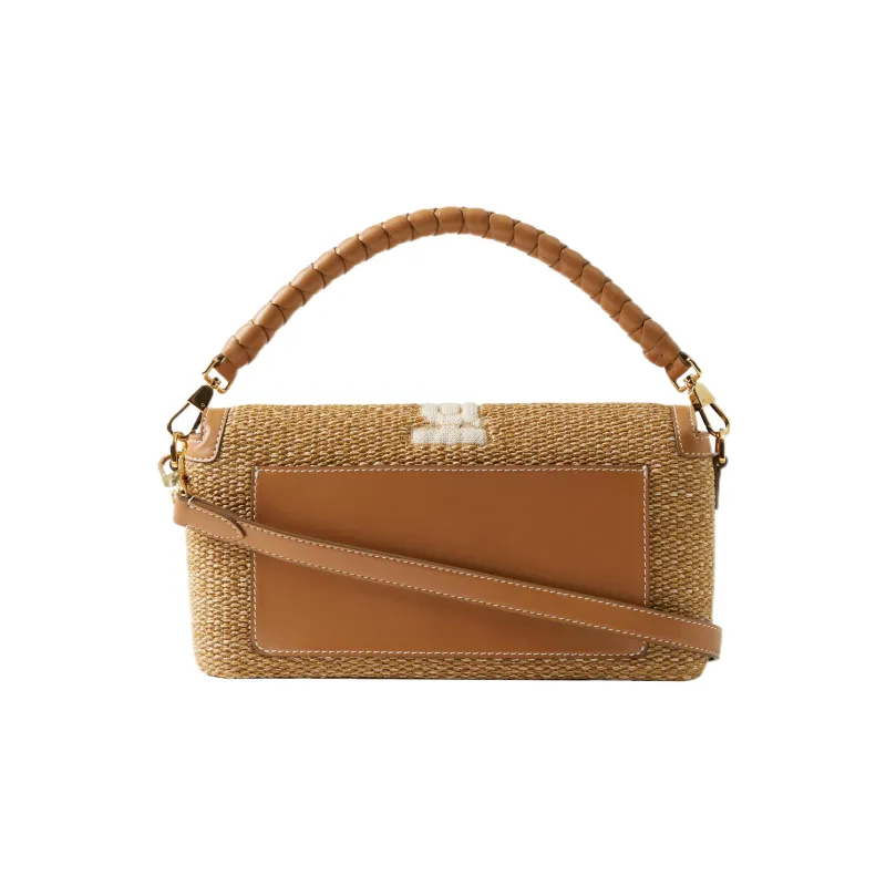 Burberry Top Handle Note Bag Natural-2