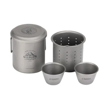 BLACKICE Outdoor Water Equipment Outdoor Water Sports Equipment Set 45-375ml Pure Titanium