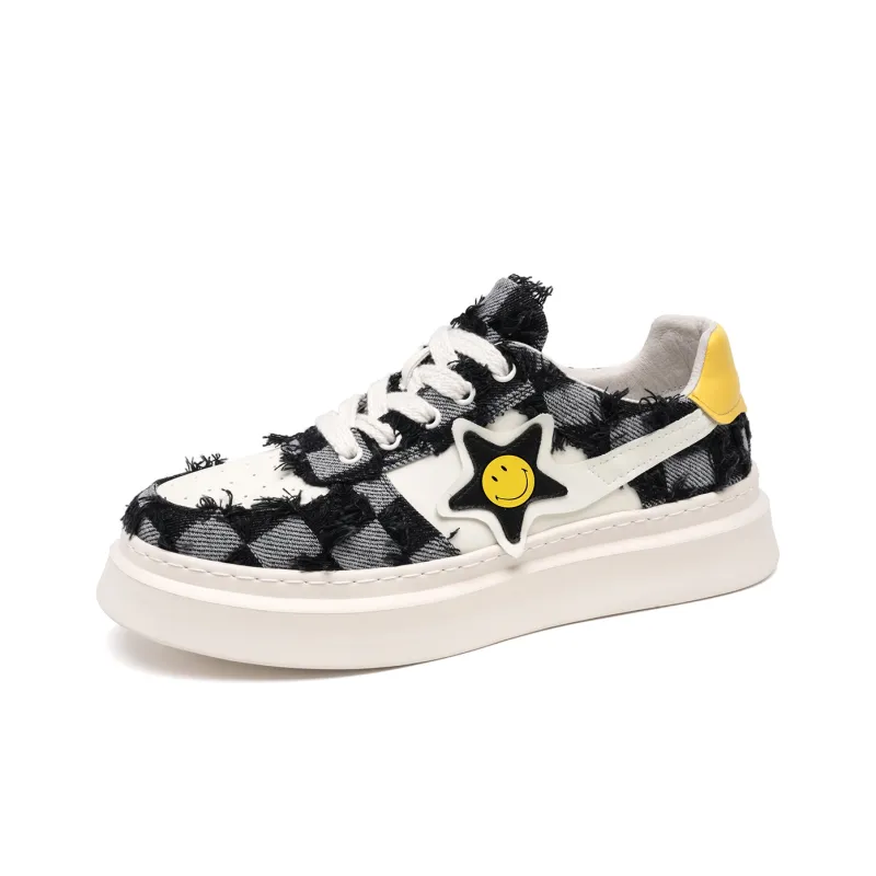 SMILEY Stylish Skateboarding Shoes Men's-1