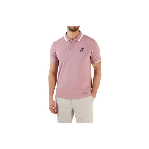 HUGO BOSS Polo Shirts Men Pink