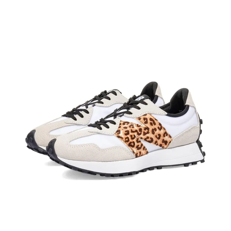 New Balance 327 White Leopard Women's-1
