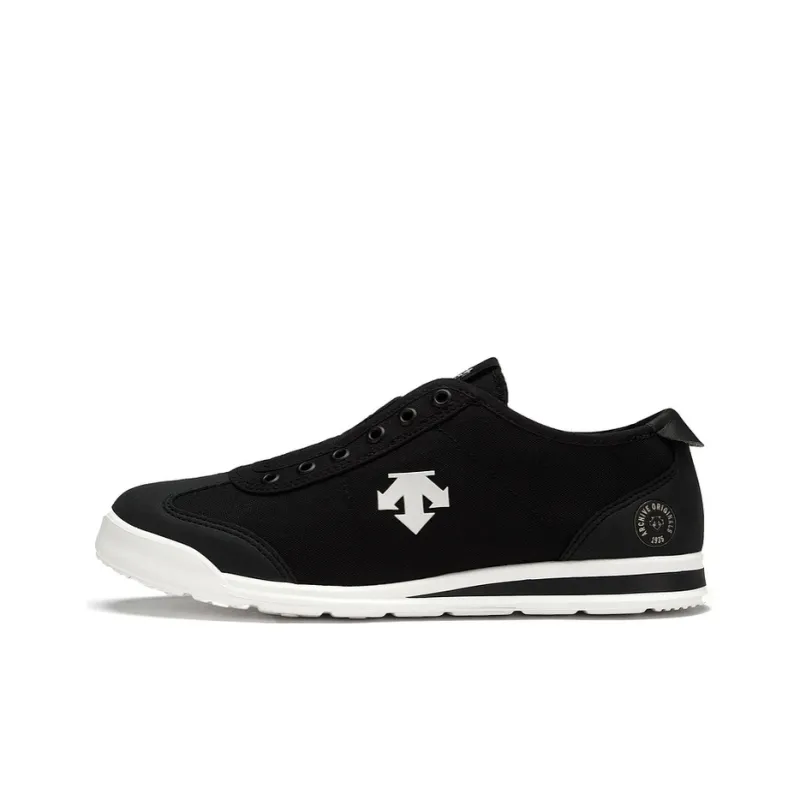 DESCENTE Chron Breathable Low Top Casual Shoes Unisex Black White-0