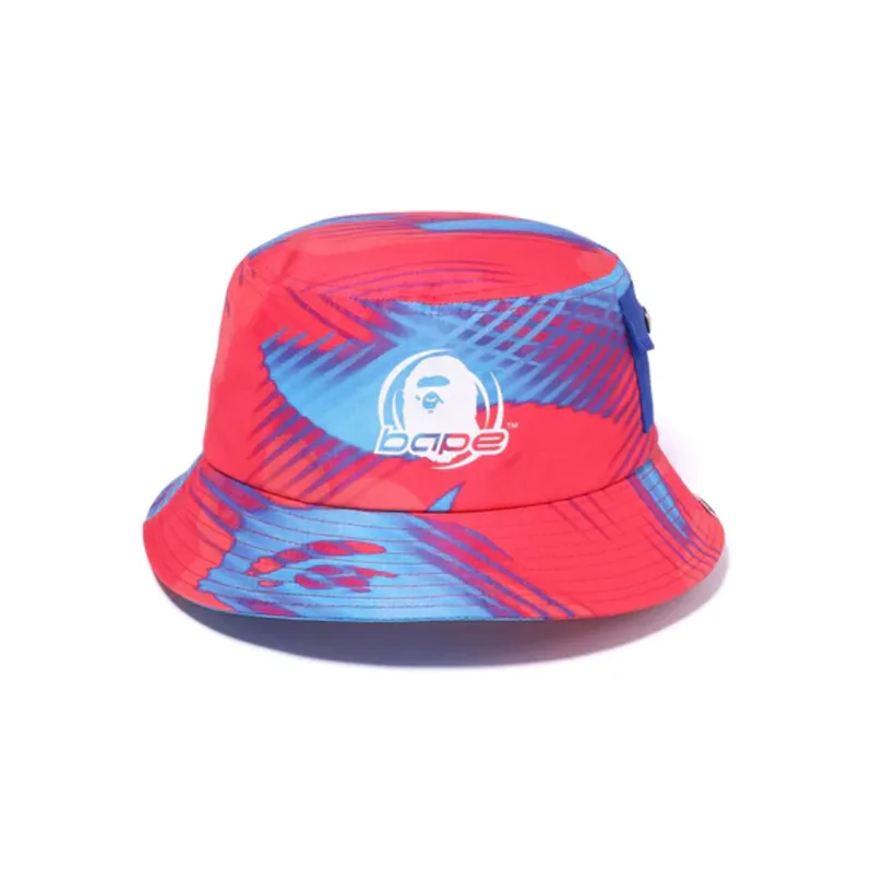 Bape Stroke Camo Pocket Bucket Hat-4