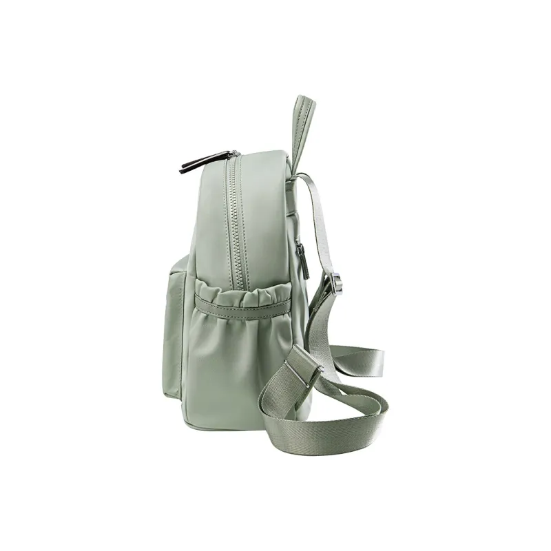LEFF Fabric Backpack Women's Classic Black Milk Tea Apricot-1