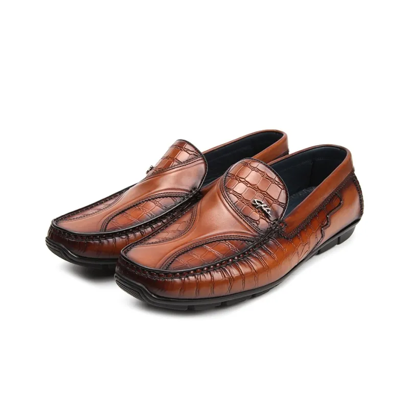 Satchi Men's Casual Shoes Men Low Top Yellow Brown-2