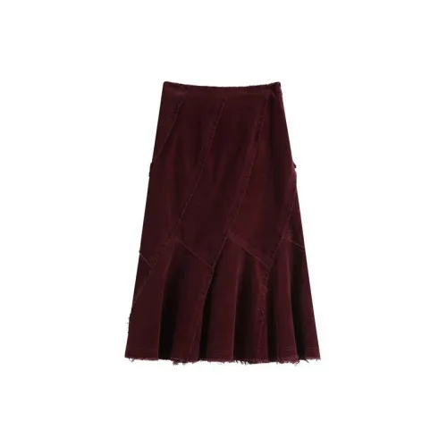 ELF SACK Casual Long Skirts Women's