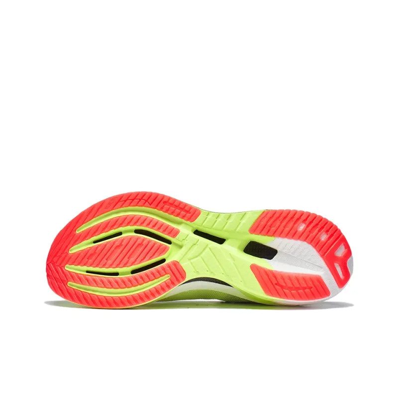 LiNing Furious Rider 7.0 PRO Breathable Low Top Casual Running Shoes Men's White Green Yellow-4