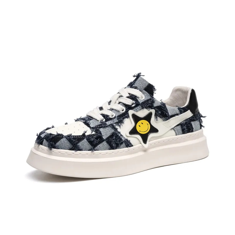 SMILEY Stylish Skateboarding Shoes Men's-6
