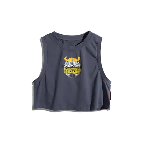 Transformers X Monster Guardians Tank Tops Women's Dark Grey Dark Gray