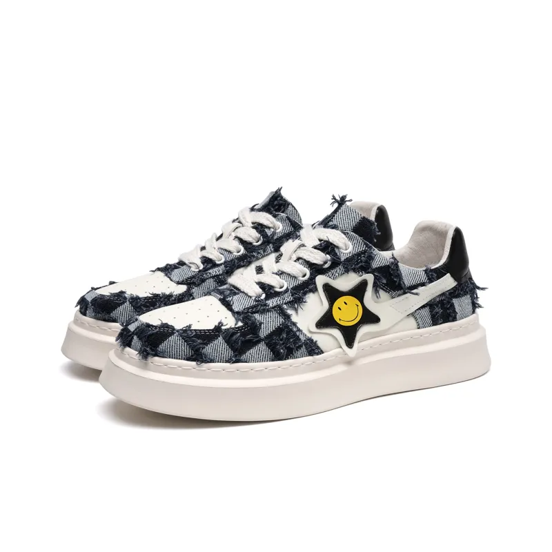 SMILEY Stylish Skateboarding Shoes Men's-8