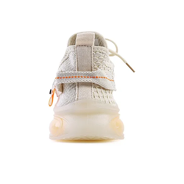 Warrior Slip Resistant, Breathable, Lightweight Low Top Sports Casual Shoes Unisex Beige-2