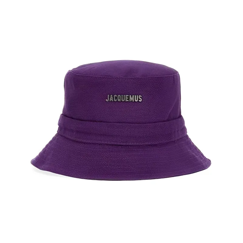 Jacquemus Bucket Hats Men Purple-0