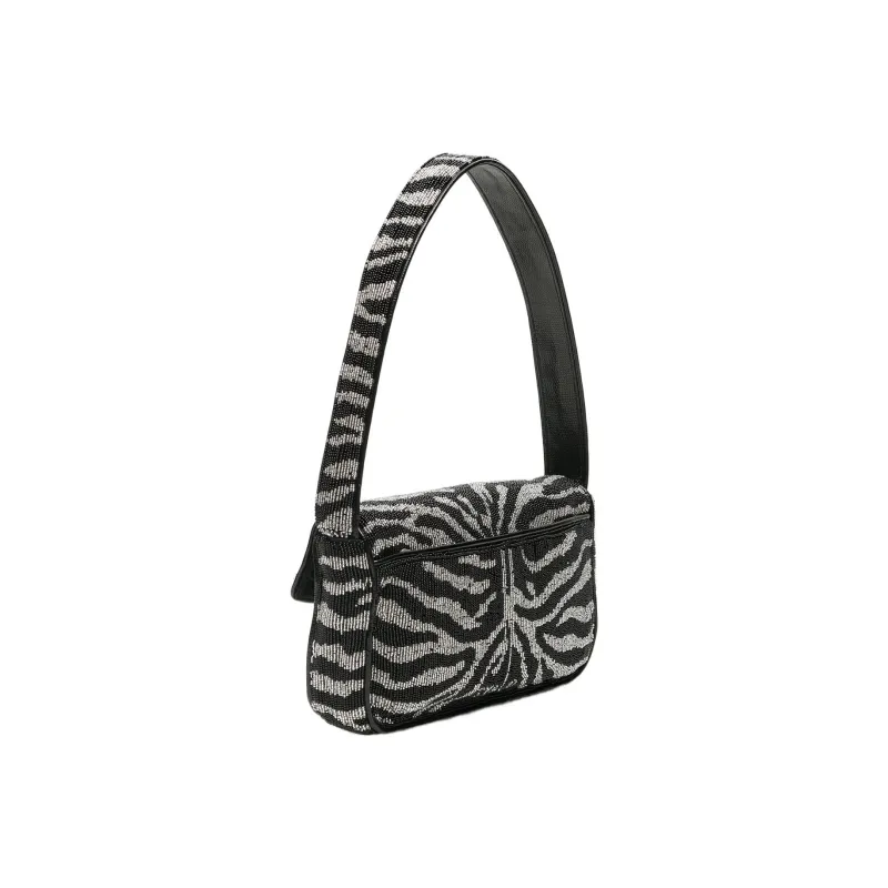 Staud Fabric Shoulder Bag, Handbag Regular Women's Black-2