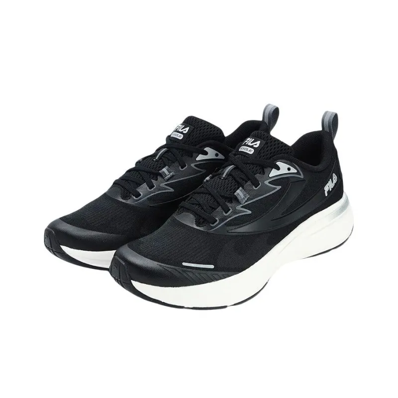 FILA NUVOLE Anti Slip Wear Resistant Low Top Running Shoes Men's Black-1