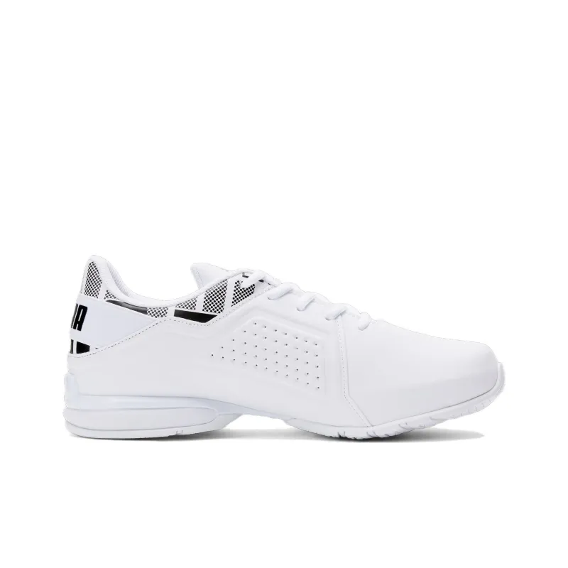 PUMA Viz Runner Repeat Wide 'White Black'-1