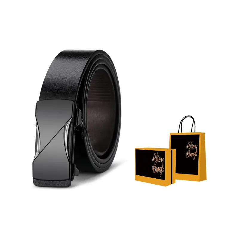 ALIEN BANG Youth And Middle Aged Automatic Buckle Belt Men's-5