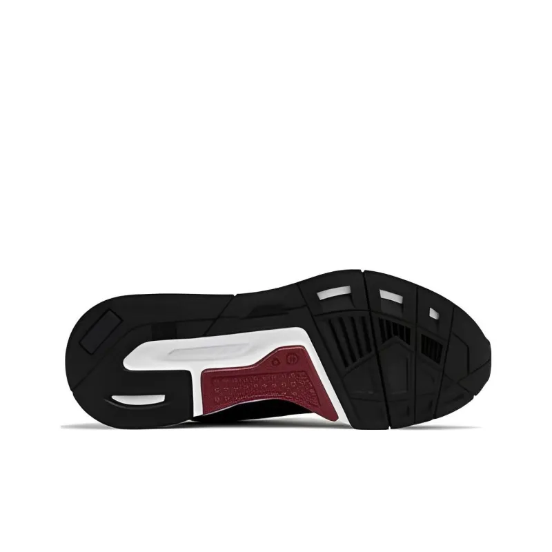 PUMA Mirage Sport Anti-Slip Wear-Resistant Low-Top Casual Shoes Unisex Black Gray Red-3
