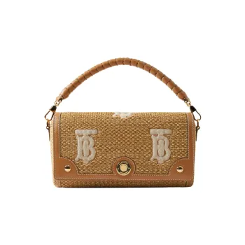 Burberry Top Handle Note Bag Natural