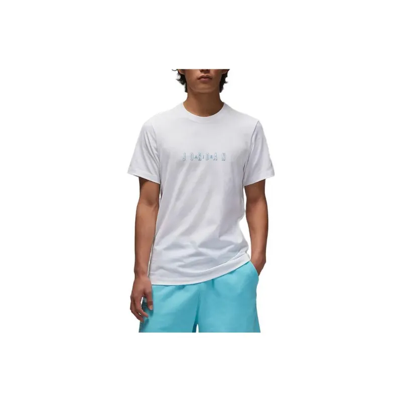 Jordan T Shirts Men White-1