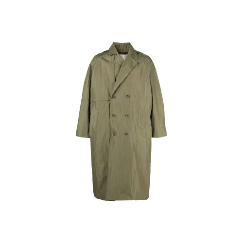 SONG FOR THE MUTE Trench Coats Women's Green