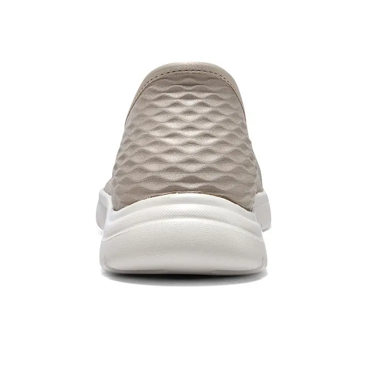 Skechers On The GO Fle Slip Ins Technology Anti Slip Wear Resistant Low Top Casual Shoes Women's Taupe-4