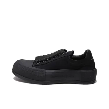 Alexander McQueen Deck Skate Plimsoll Shoes 'Black' Women's
