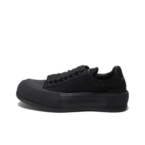 Alexander McQueen Deck Casual Shoes Women's Low-Top Black