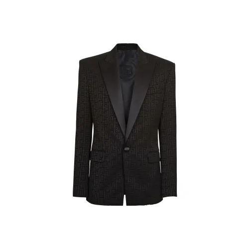 BALMAIN Business Suits Men Black