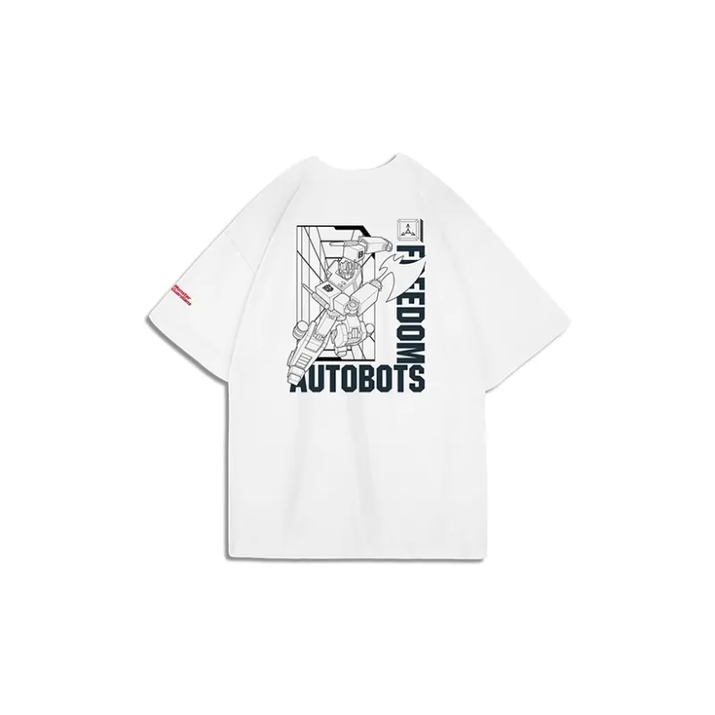 Transformers X Monster Guardians T Shirts Men White White-1