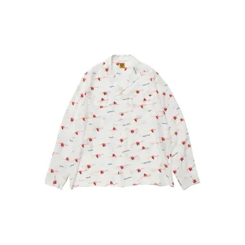 HUMAN MADE Flamingo Open Collar L/S Shirt - Cheap Rcj Jordan Outlet