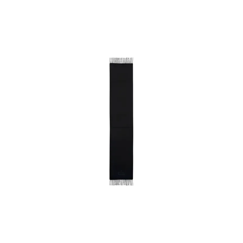 Vivienne Westwood Embroidered Knit Scarves Unisex Black-0