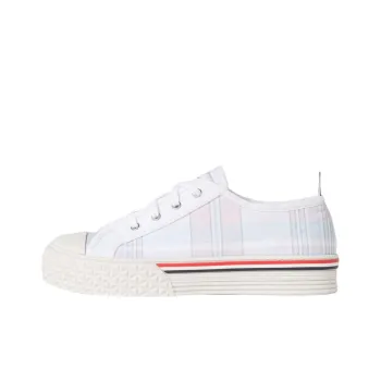 THOM BROWNE Collegiate Madras print Low top Sneakers