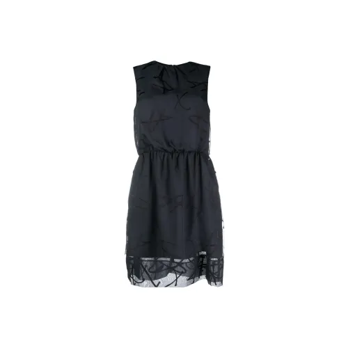 ARMANI EXCHANGE Sleeveless Dresses Women's Navy