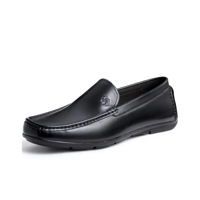 CAMEL Business Leather Shoes Men's Black-1