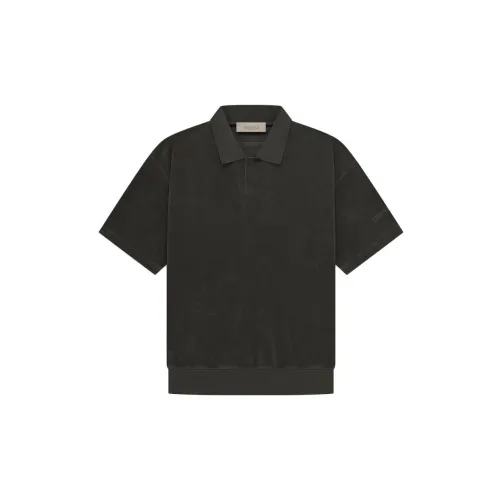 Fear Of God Essentials Drop2 SS23 Polo Shirts Men Light Black