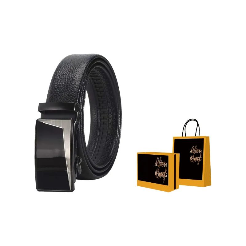 ALIEN BANG Youth And Middle-Aged Automatic Buckle Cow Leather Men's-2